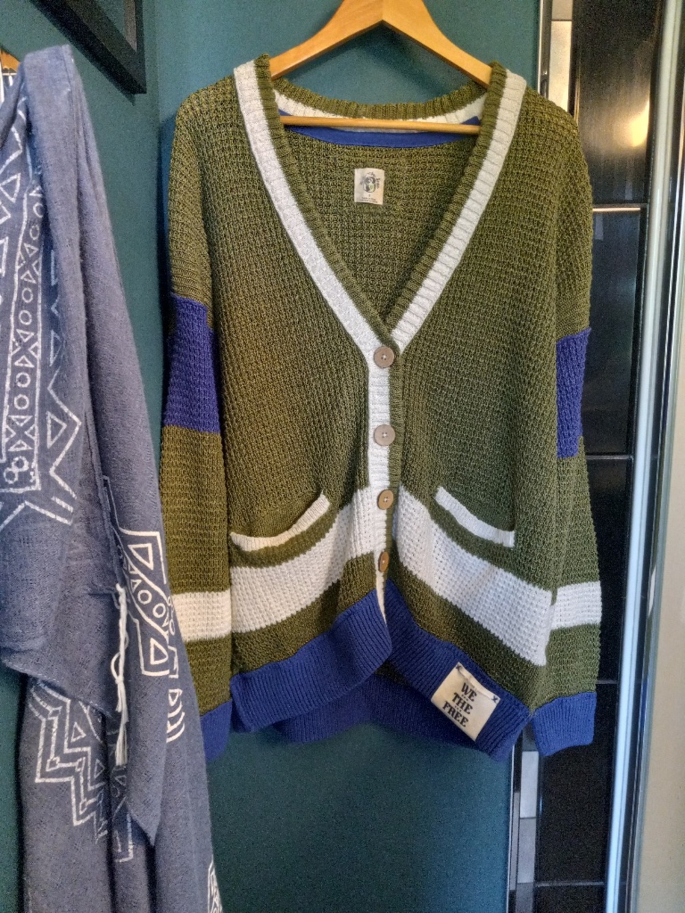 We The Free- Linen/Cotton Cardigan- Women's SZ S NWT